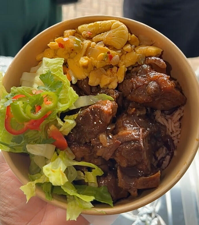 Oxtail and Ackee Box